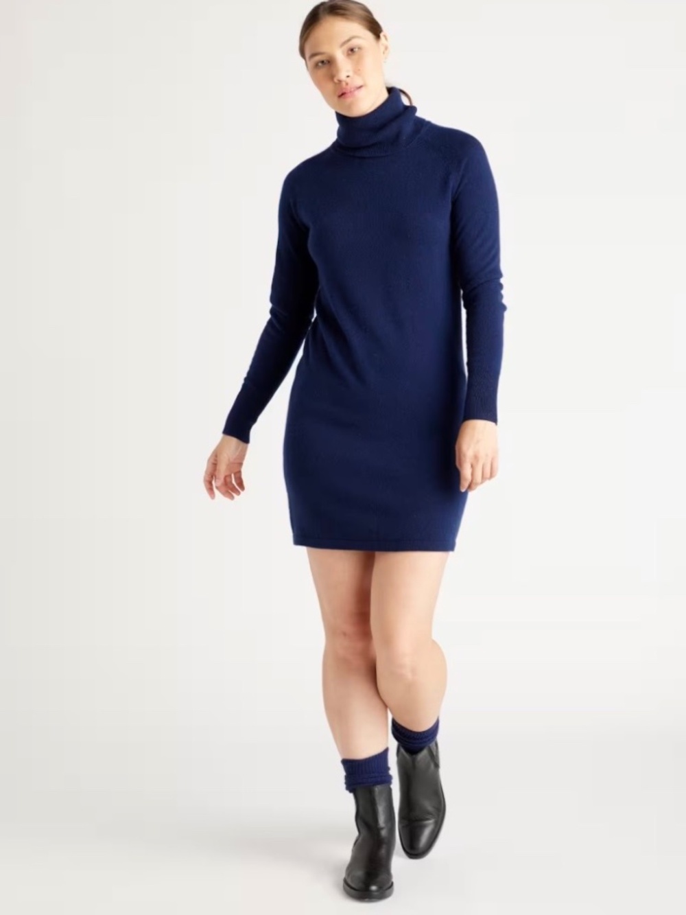 Quince 100% cashmere turtleneck dress size XS